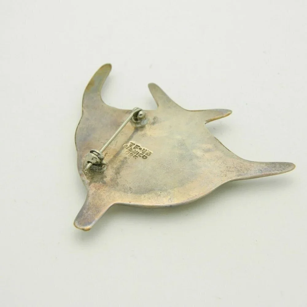 TF-43 Taxco Mexico Sterling Silver Large Angelfish